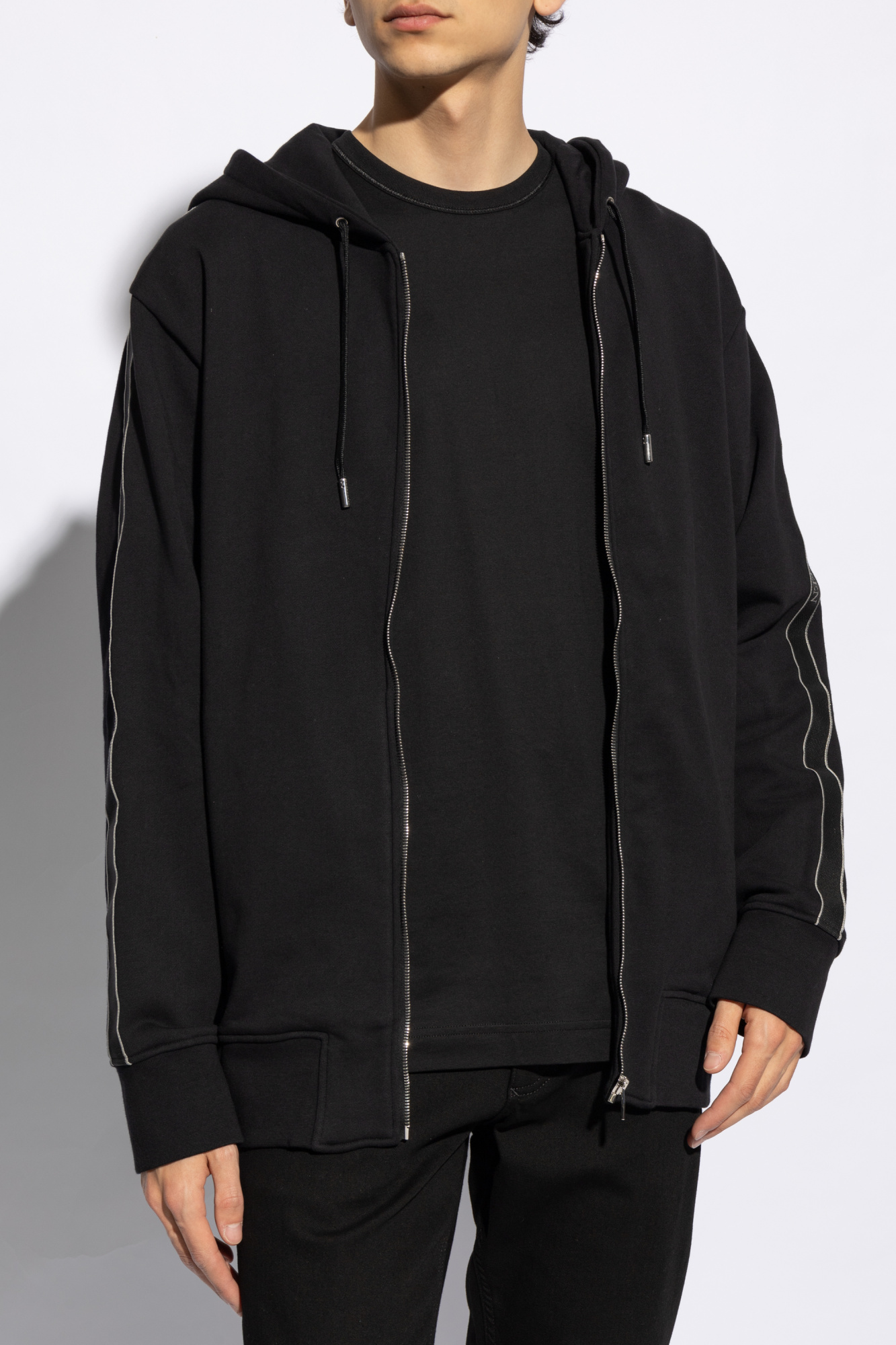 Alexander mcqueen zip up hoodie hotsell